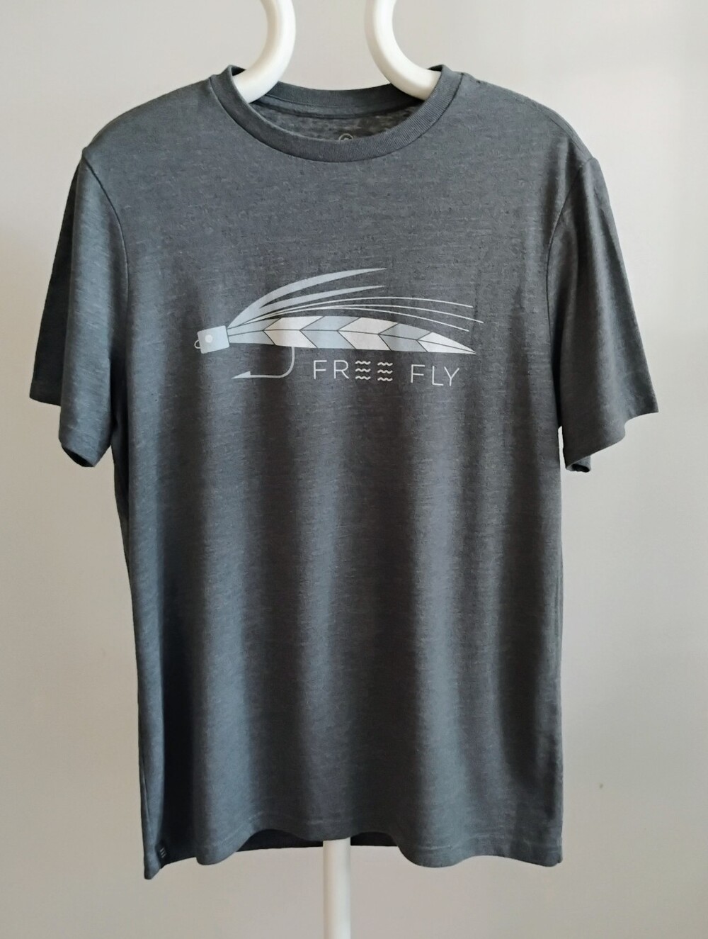 Free Fly Heather Gray Short Sleeve T-shirt Small